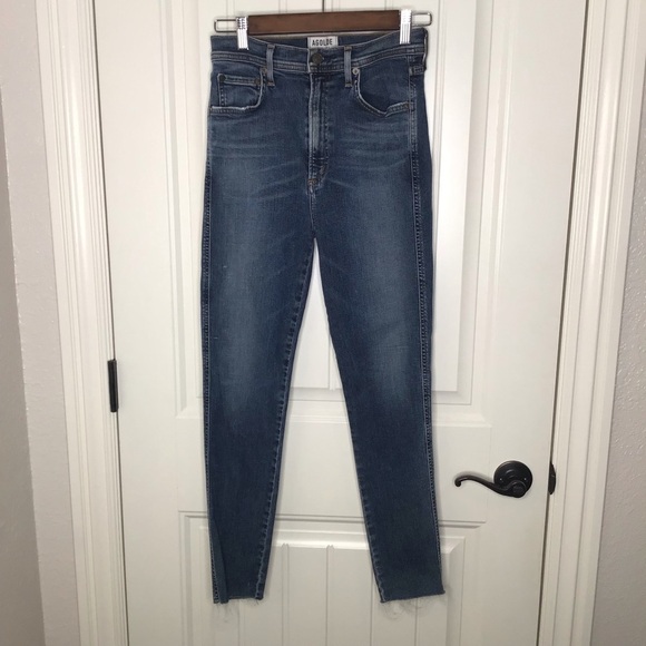 Agolde Roxanne Skinny Jeans in Kansas City. - Picture 3 of 14